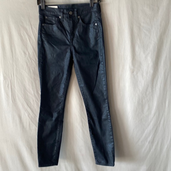 Gap Denim Denim - Gap Black Shimmer True Skinny High Rise Jeans. Size 26 NWOT. Great for Holidays!